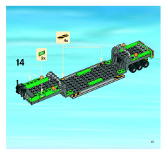 LEGO 7633 instructions page 45 – build guide