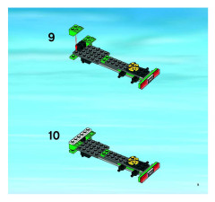 LEGO 7633 instructions page 9 – build guide