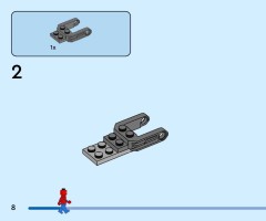 LEGO 76335 instructions page 8 – build guide