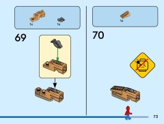 LEGO 76338 instructions page 73 – build guide