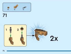 LEGO 76338 instructions page 74 – build guide