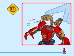 LEGO 76338 instructions page 77 – build guide