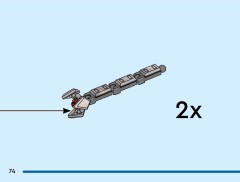 LEGO 76338 instructions page 74 – build guide