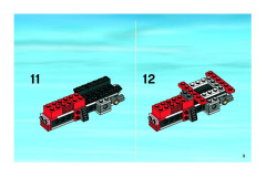 LEGO 7634 instructions page 9 – build guide