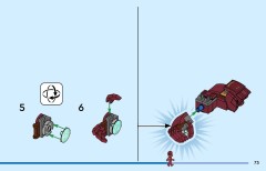 LEGO 76343 instructions page 73 – build guide