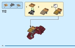 LEGO 76343 instructions page 74 – build guide