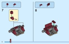 LEGO 76343 instructions page 8 – build guide