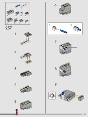 LEGO 76344 instructions page 105 – build guide