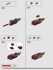 LEGO 76344 instructions page 130 – build guide