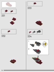 LEGO 76344 instructions page 136 – build guide
