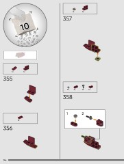 LEGO 76344 instructions page 144 – build guide