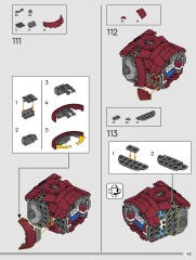 LEGO 76344 instructions page 43 – build guide