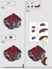 LEGO 76344 instructions page 44 – build guide