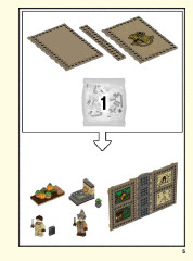 LEGO 76384 instructions page 5 – build guide