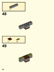 LEGO 76384 instructions page 50 – build guide