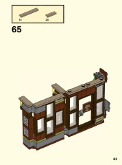 LEGO 76384 instructions page 63 – build guide