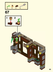 LEGO 76384 instructions page 65 – build guide