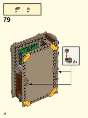 LEGO 76384 instructions page 74 – build guide
