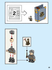 LEGO 76385 instructions page 35 – build guide