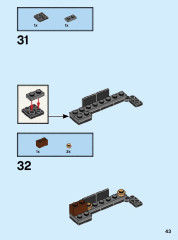 LEGO 76385 instructions page 43 – build guide