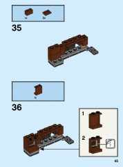LEGO 76385 instructions page 45 – build guide