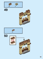 LEGO 76385 instructions page 53 – build guide