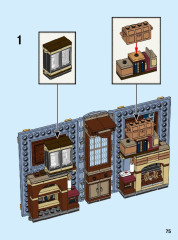 LEGO 76385 instructions page 75 – build guide