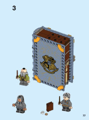 LEGO 76385 instructions page 77 – build guide