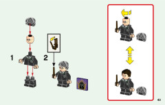 LEGO 76386 instructions page 43 – build guide