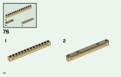 LEGO 76386 instructions page 72 – build guide