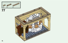 LEGO 76386 instructions page 74 – build guide