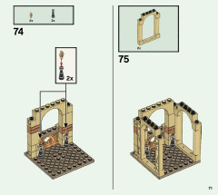 LEGO 76387 instructions page 71 – build guide