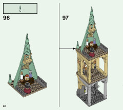 LEGO 76387 instructions page 82 – build guide