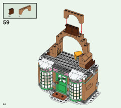 LEGO 76388 instructions page 54 – build guide