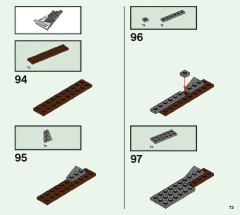 LEGO 76388 instructions page 73 – build guide