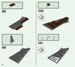 LEGO 76388 instructions page 74 – build guide