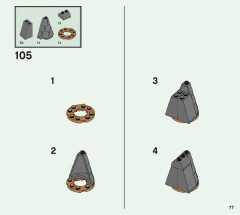 LEGO 76388 instructions page 77 – build guide