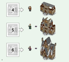 LEGO 76388 instructions page 2 – build guide