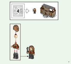 LEGO 76388 instructions page 3 – build guide