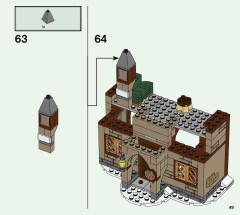 LEGO 76388 instructions page 49 – build guide