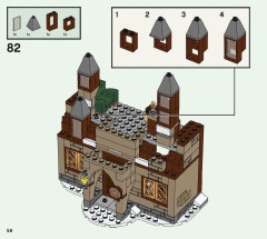 LEGO 76388 instructions page 58 – build guide