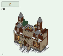 LEGO 76388 instructions page 62 – build guide