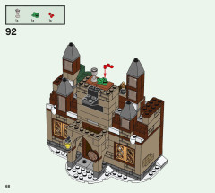 LEGO 76388 instructions page 68 – build guide