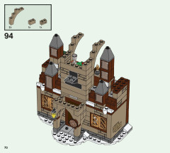 LEGO 76388 instructions page 70 – build guide