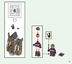 LEGO 76388 instructions page 75 – build guide