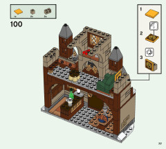 LEGO 76388 instructions page 77 – build guide