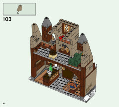 LEGO 76388 instructions page 80 – build guide