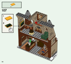 LEGO 76388 instructions page 84 – build guide