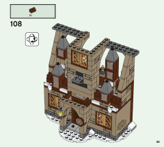 LEGO 76388 instructions page 85 – build guide