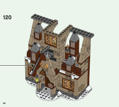 LEGO 76388 instructions page 92 – build guide